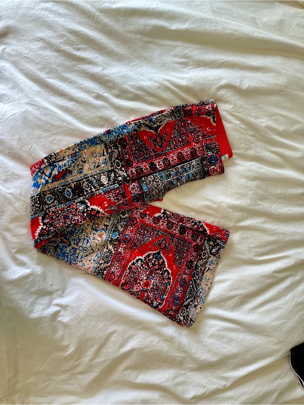 Free People Paisley & Mosaic Flare Leggings size 26